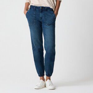 J. Crew Utility Jogger Jean in Signature Stretch Maison Blue Wash